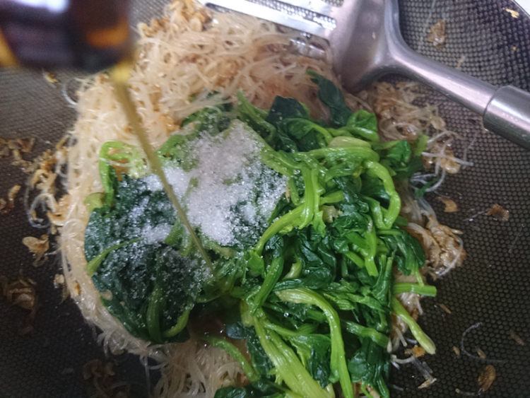 虾皮粉丝拌菠菜步骤10