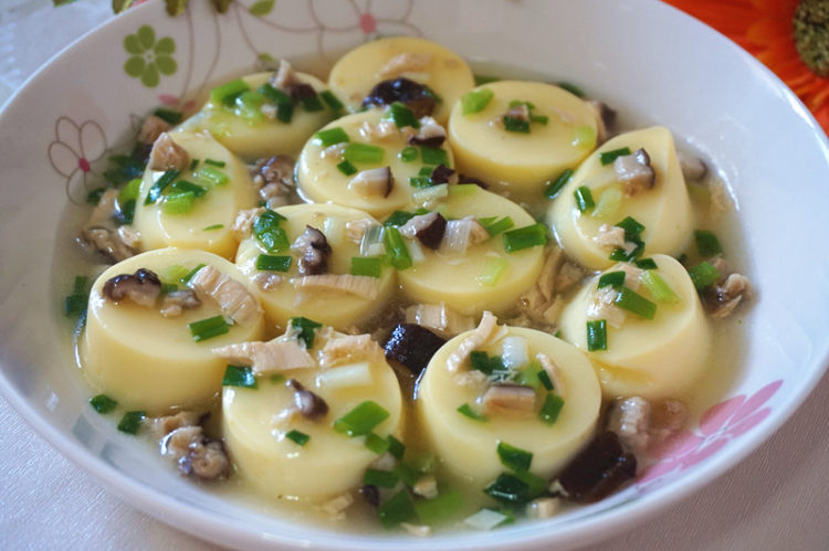 浇汁鸡蛋豆腐步骤5