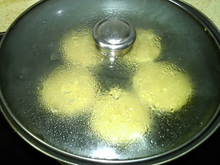 黄豆面玉米饼步骤12