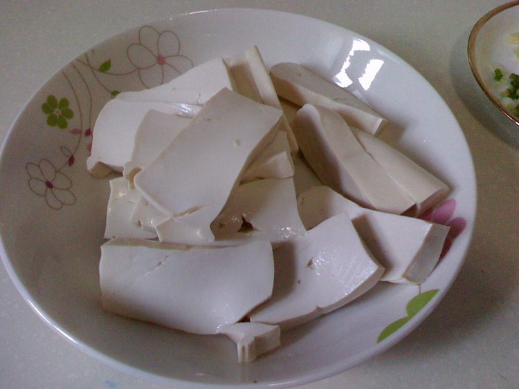 白灼豆腐步骤2