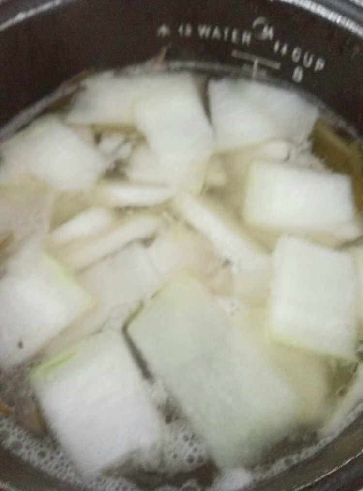 荷叶鸭腿冬瓜汤步骤8