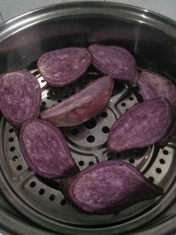 紫薯苦瓜步骤3