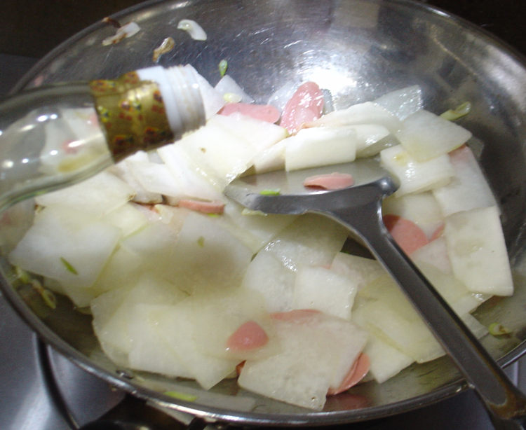冬瓜烧火腿步骤10
