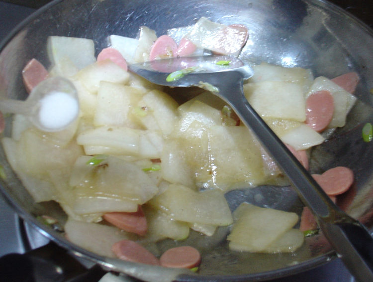 冬瓜烧火腿步骤12