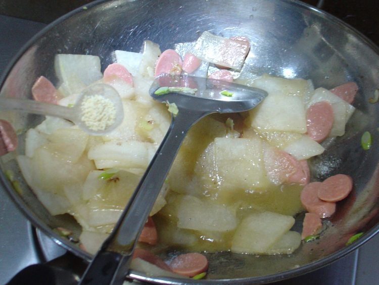 冬瓜烧火腿步骤13