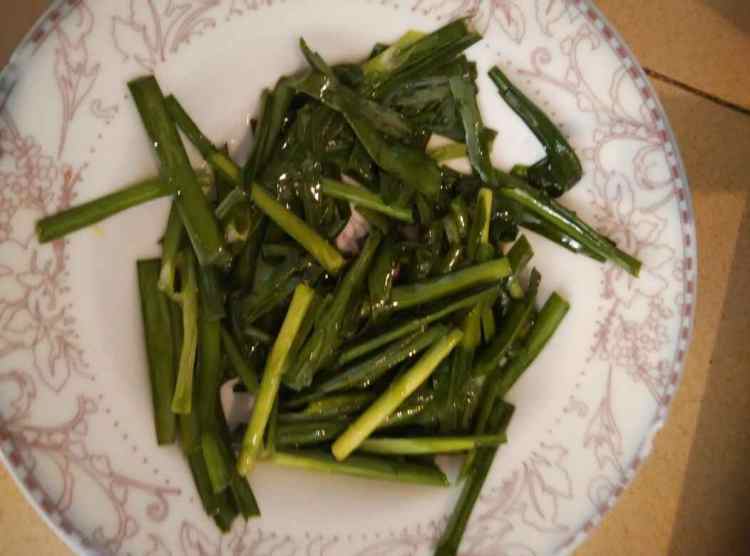 韭菜豆芽步骤4