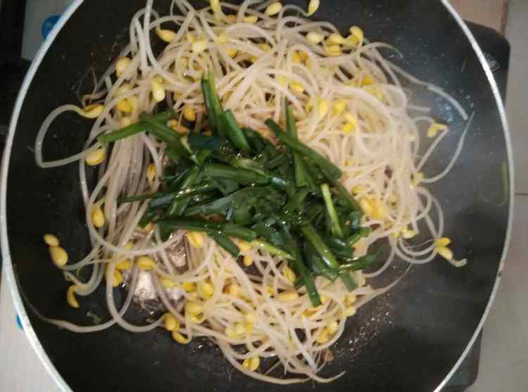 韭菜豆芽步骤6