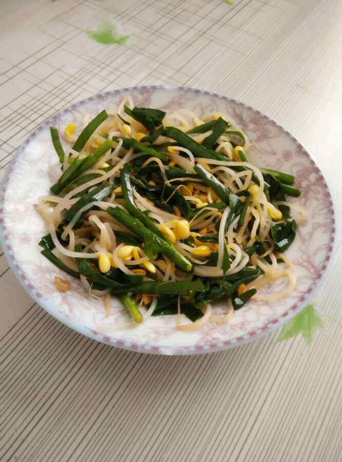韭菜豆芽步骤8