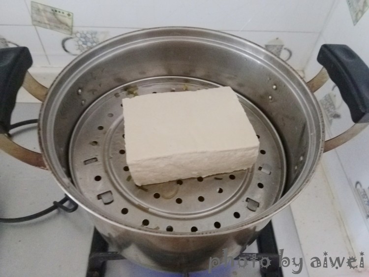 手掰老豆腐步骤2