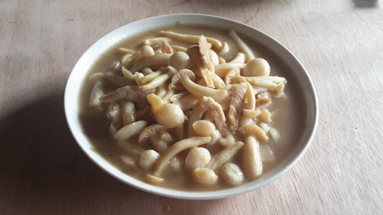 小菌菇炒肉丝步骤9