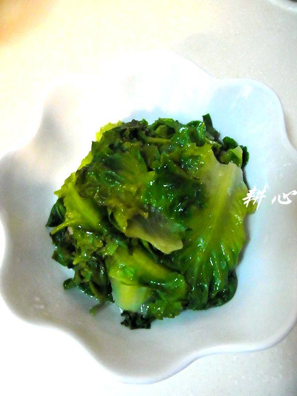 鲍汁螺片生菜步骤8