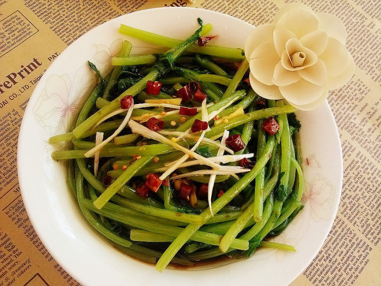 白灼茼蒿步骤11