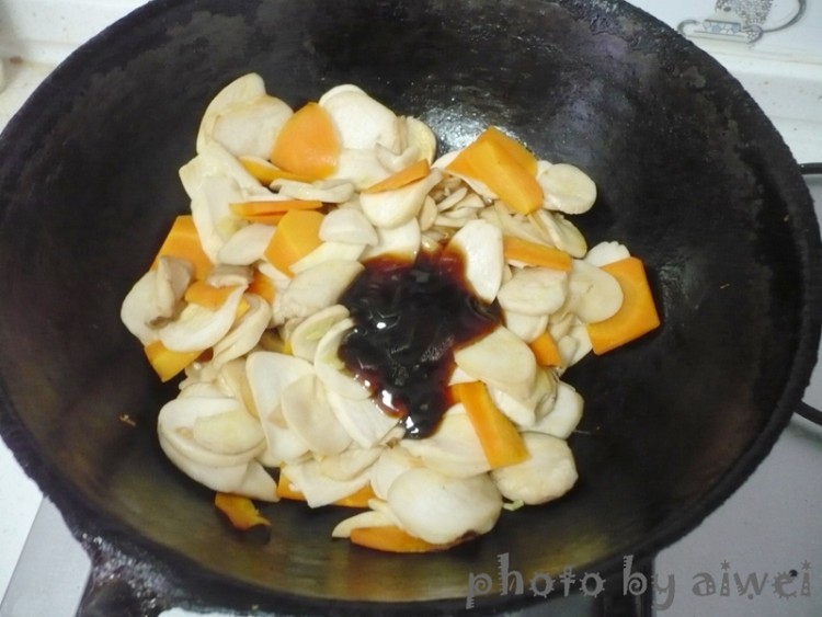蚝油时蔬杏鲍菇步骤7