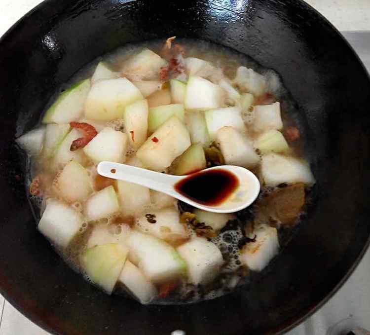 虾米酸菜冬瓜步骤5