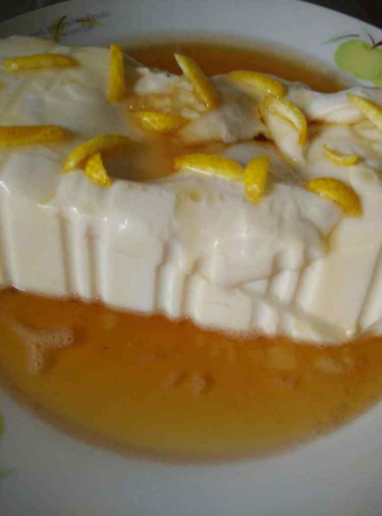 柠香芒果豆腐步骤4