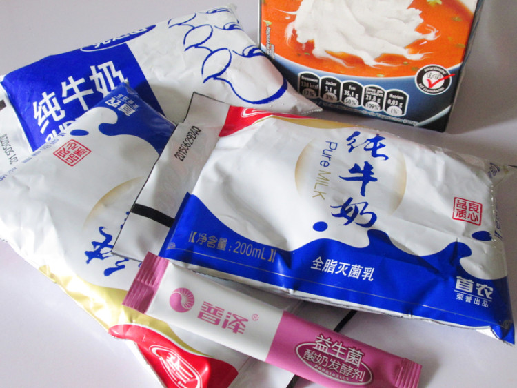 麦片酸奶步骤1