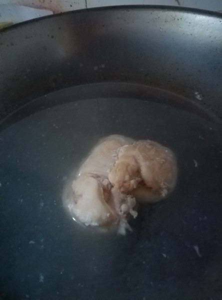 秋葵拌鸡丝步骤4