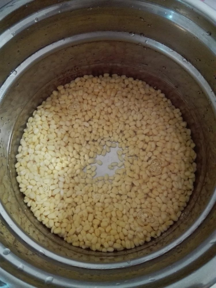 手工绿豆饼步骤2