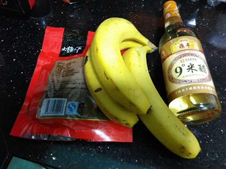 香蕉醋步骤1