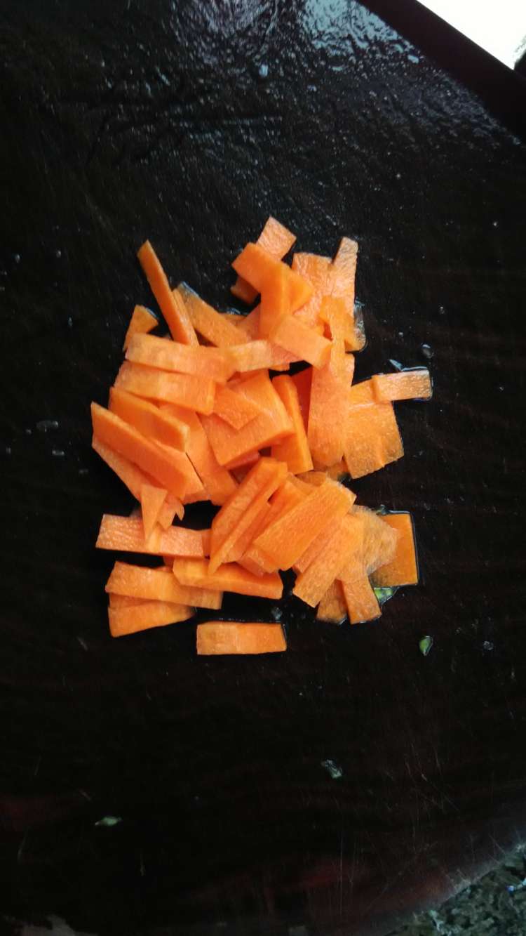 苦瓜煎饼步骤2