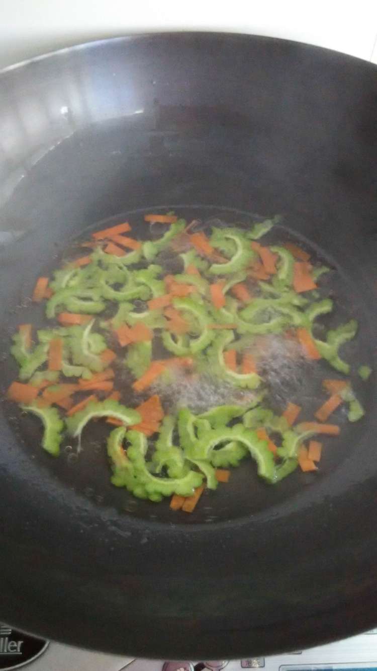 苦瓜煎饼步骤5