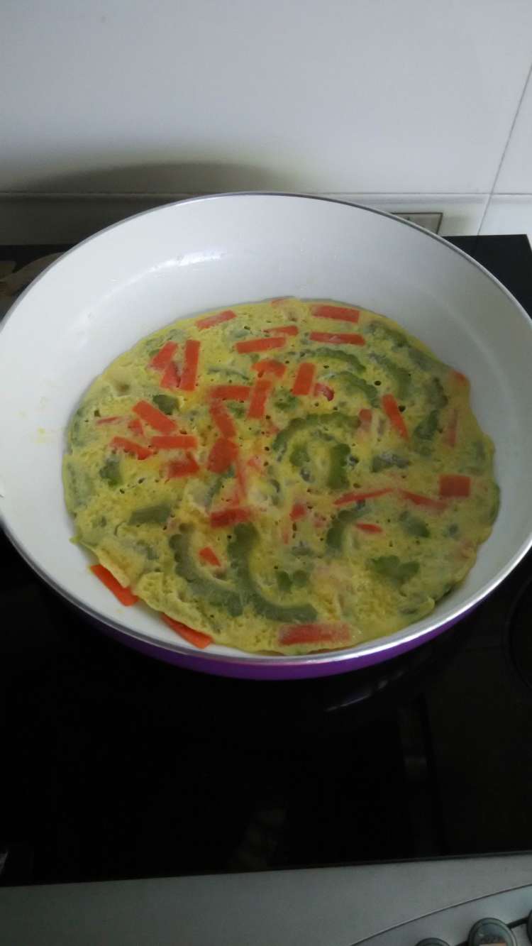苦瓜煎饼步骤11