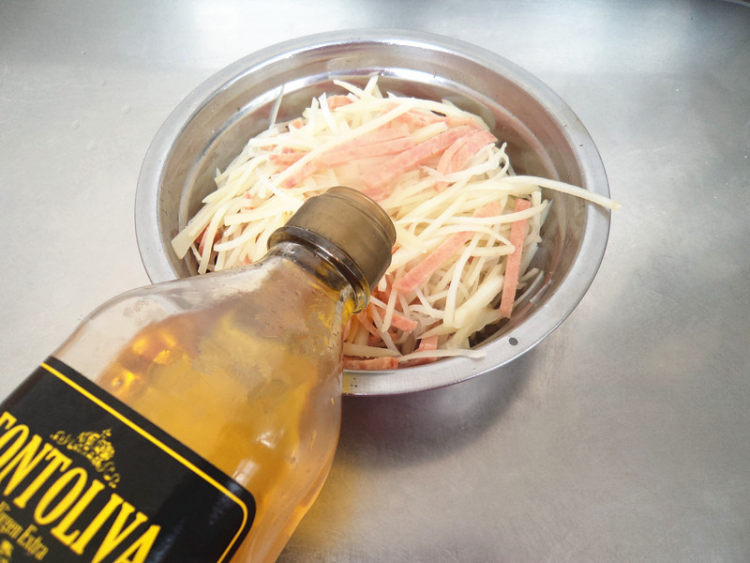 土豆丝拌火腿步骤10