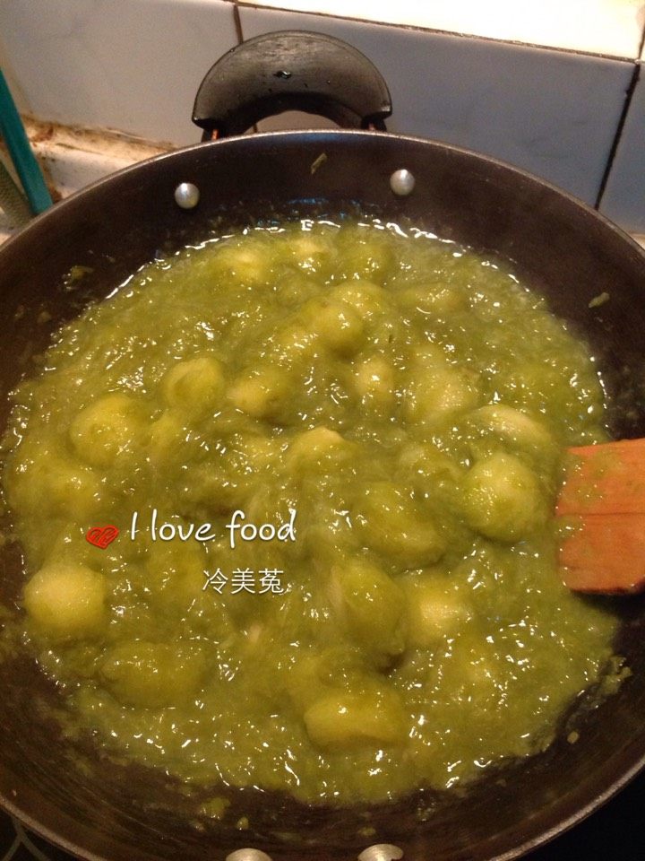 青杏果酱步骤5