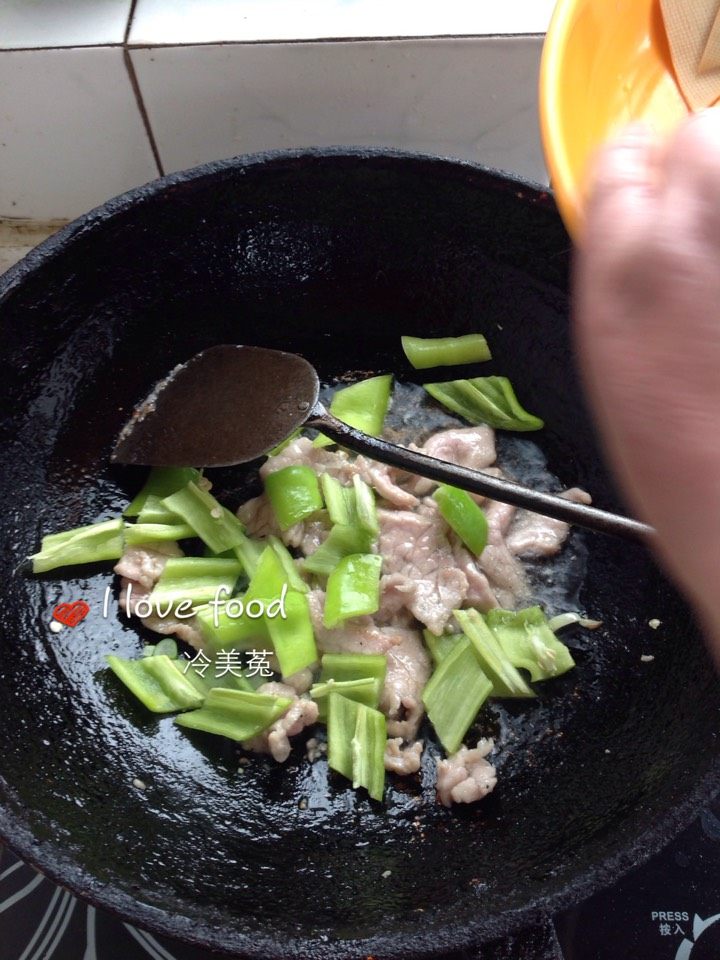 尖椒豆片步骤9