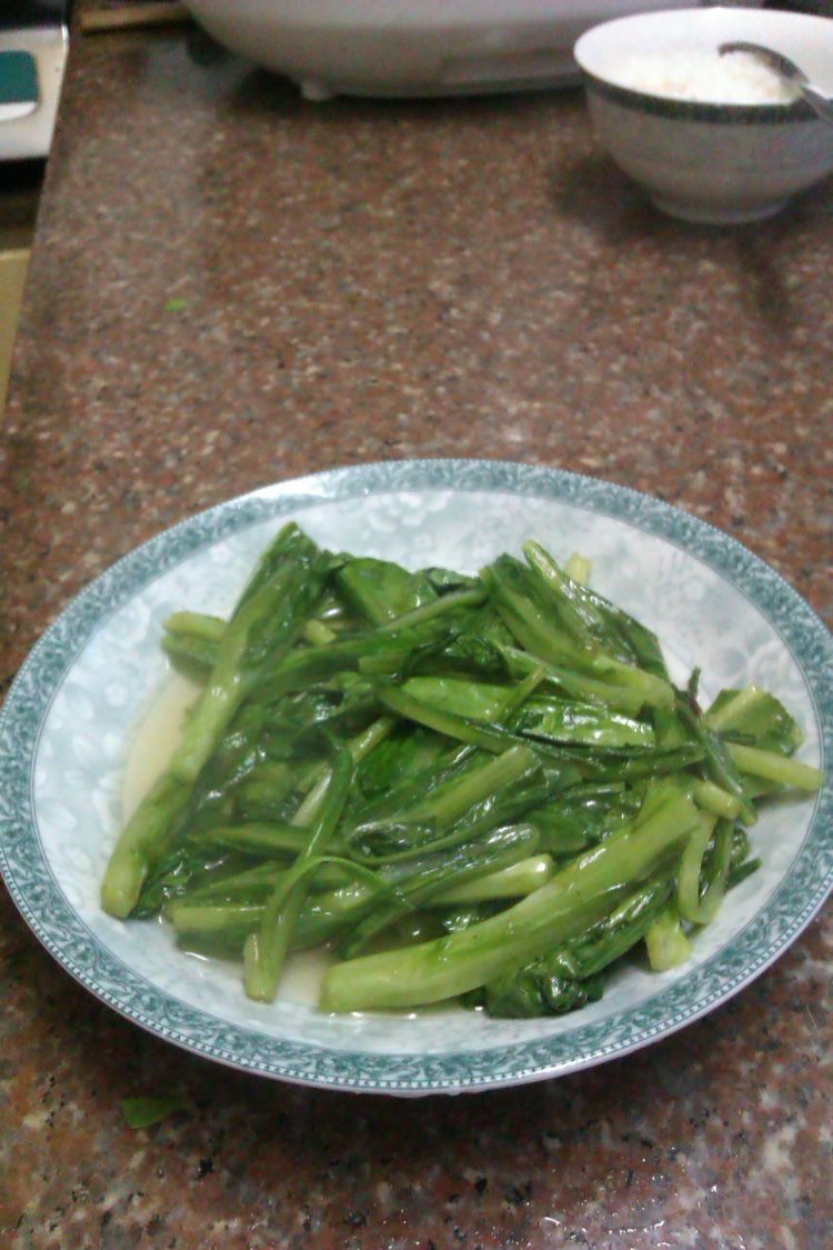 清炒油麦菜步骤6