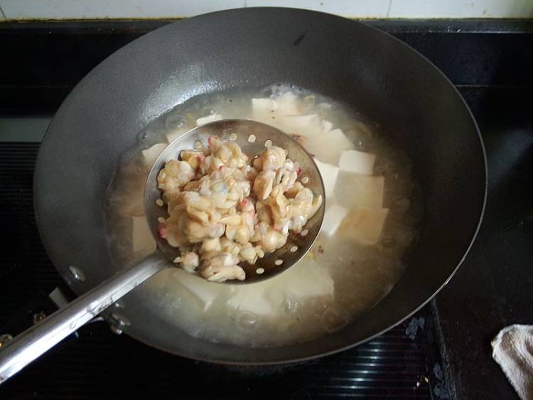 白蛤豆腐羹步骤10