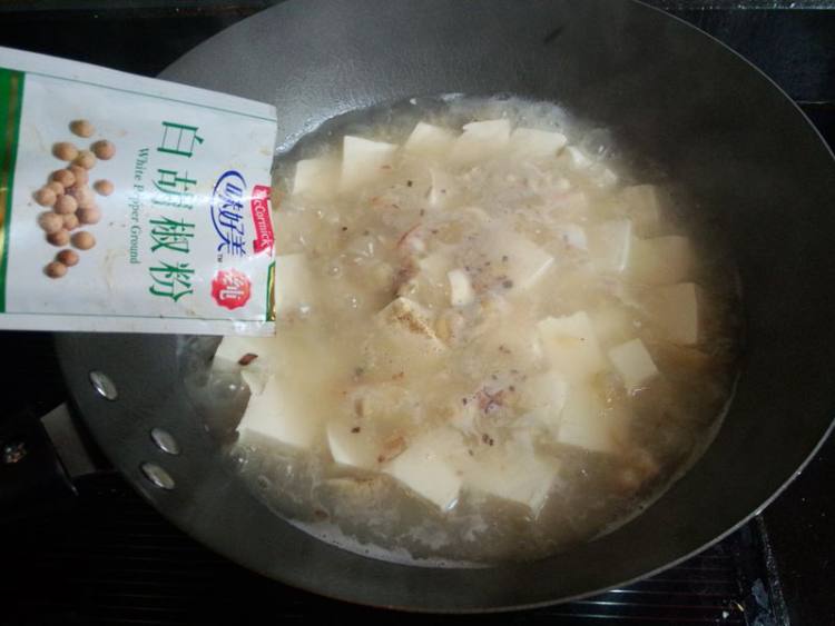 白蛤豆腐羹步骤12