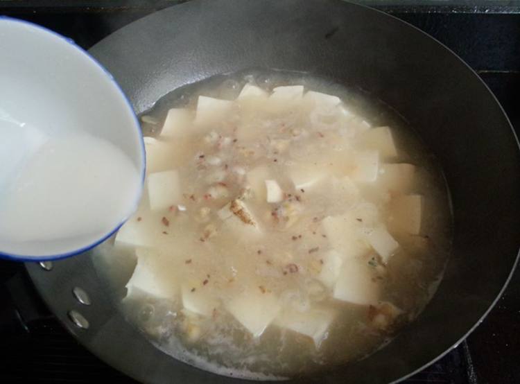 白蛤豆腐羹步骤13