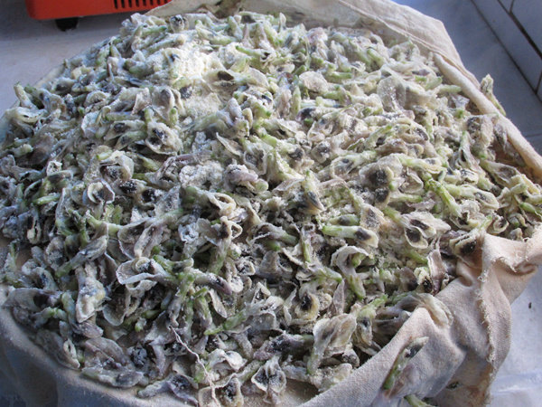 蒸蚕豆花步骤7