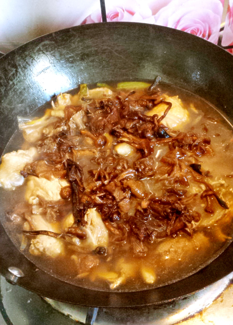 小鸡炖蘑菇步骤10