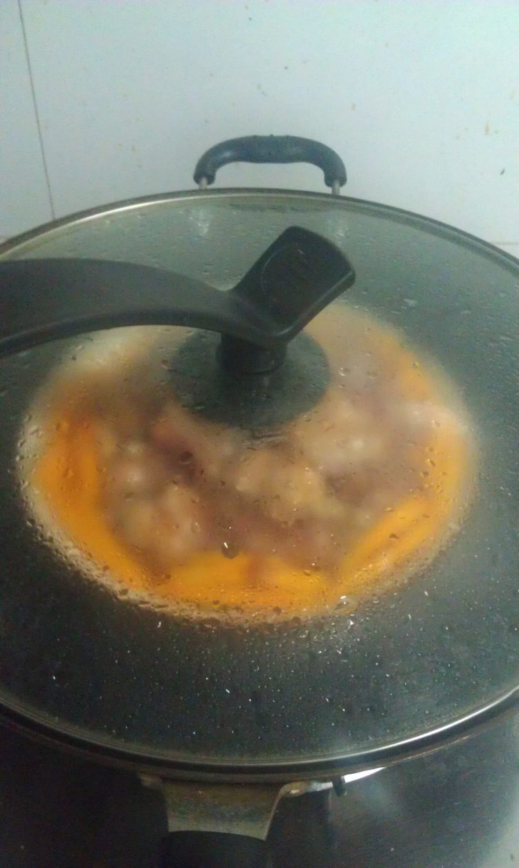 南瓜蒸鸡肉步骤4