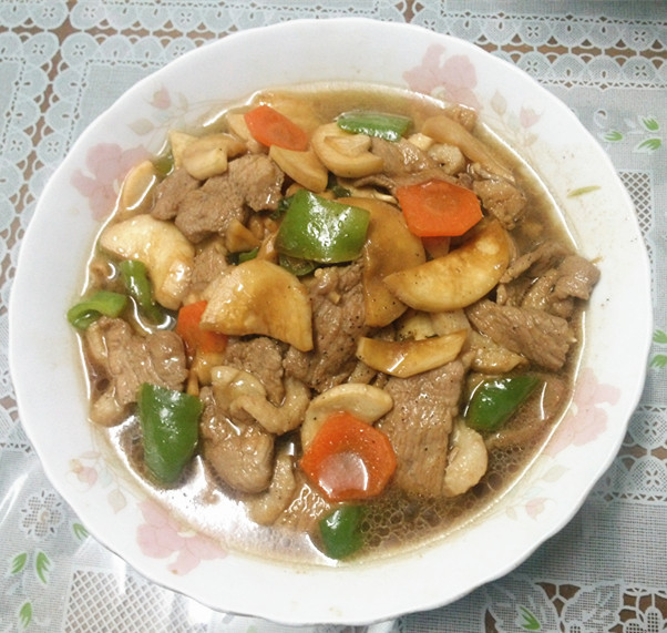 黑椒鸭脯溜杏鲍茹步骤15