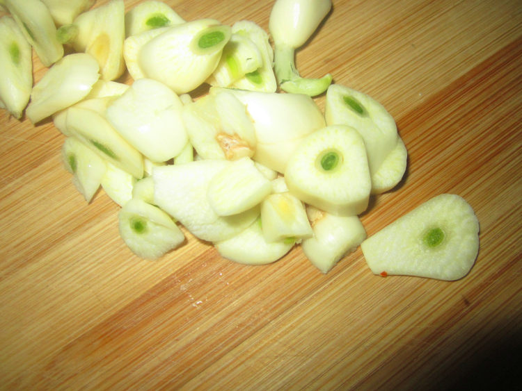 蚝油白菜鸡片步骤4