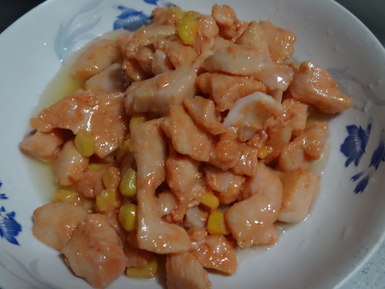 西芹奥尔良鸡丁步骤6