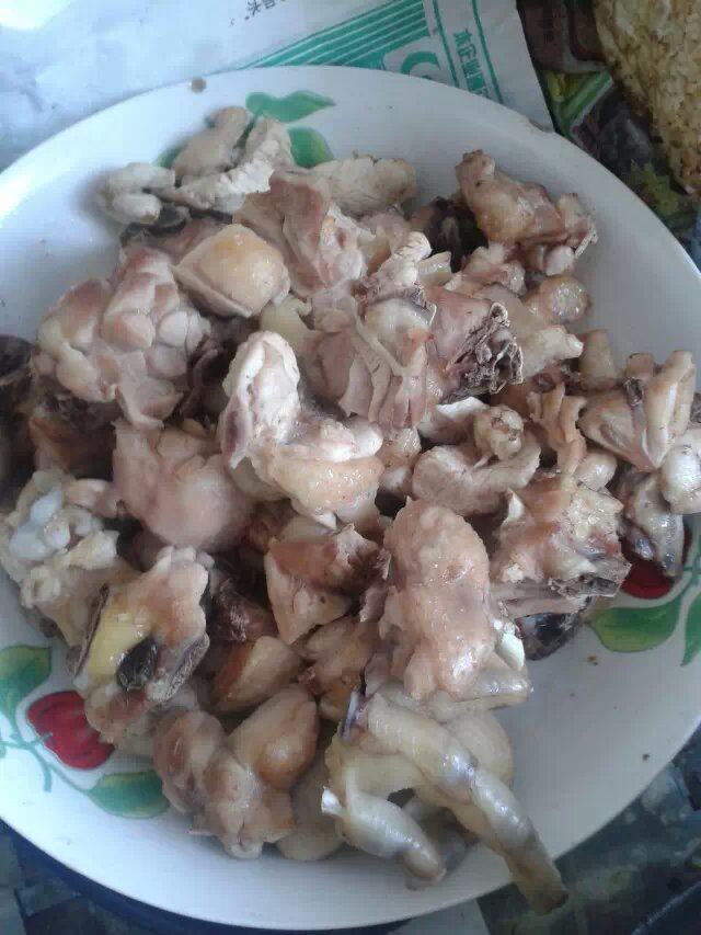南瓜鸡步骤1