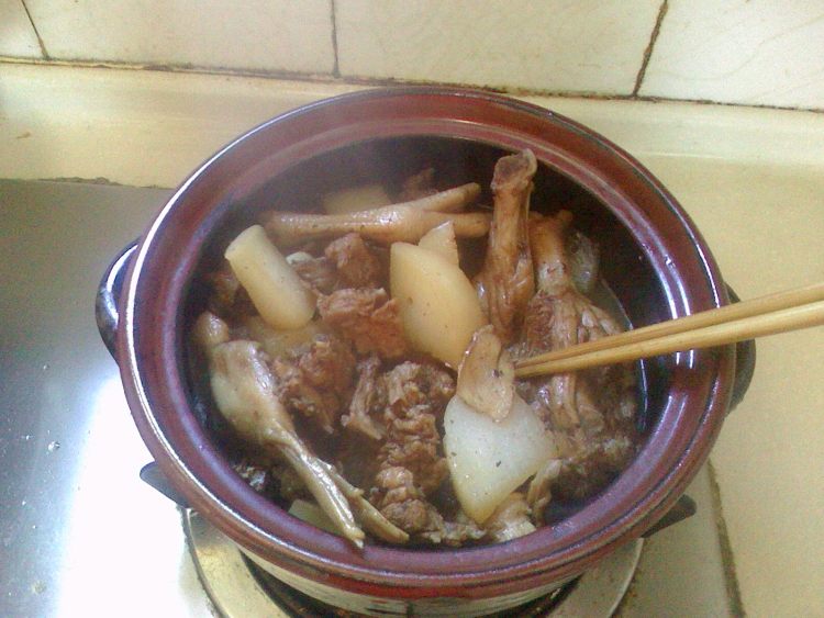 萝卜焖鸭步骤10