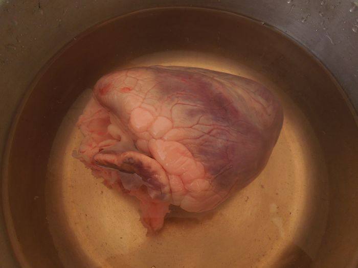 麦冬芡实炖猪心汤步骤5