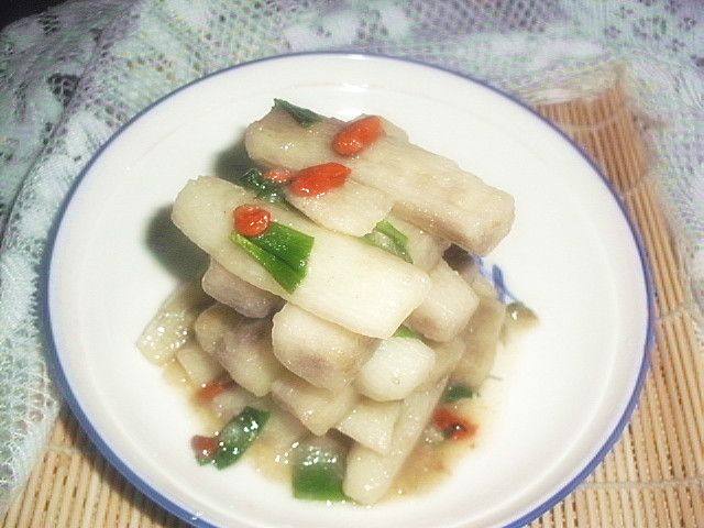 山药炒枸杞步骤7
