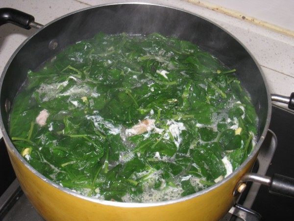 咸蛋肉片枸杞汤[首发]步骤4