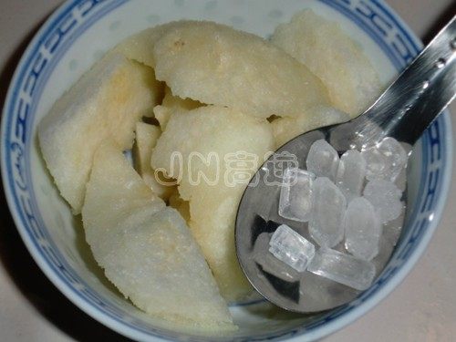 冰糖梨步骤3