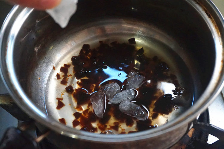 阿胶牛奶步骤3