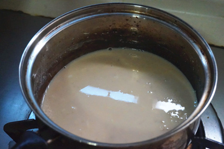 阿胶牛奶步骤7