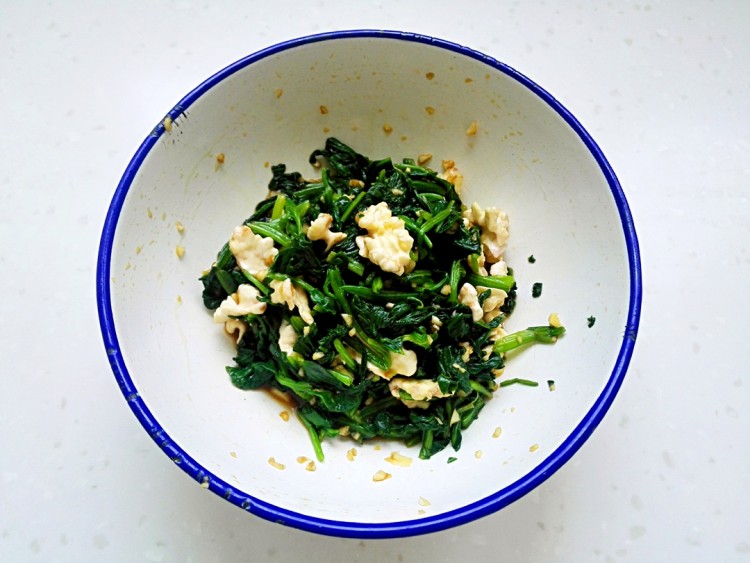 鲜核桃菠菜塔步骤10