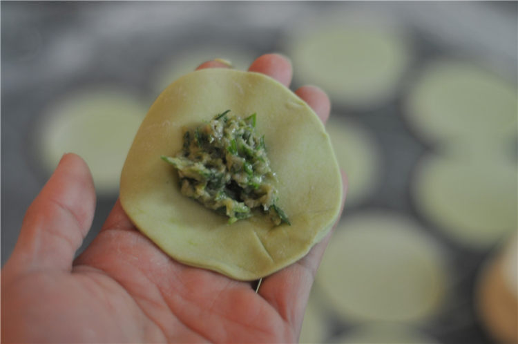 菠菜水饺步骤7