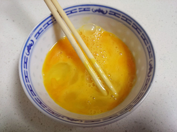 青菜鸡蛋煮豆丝步骤5